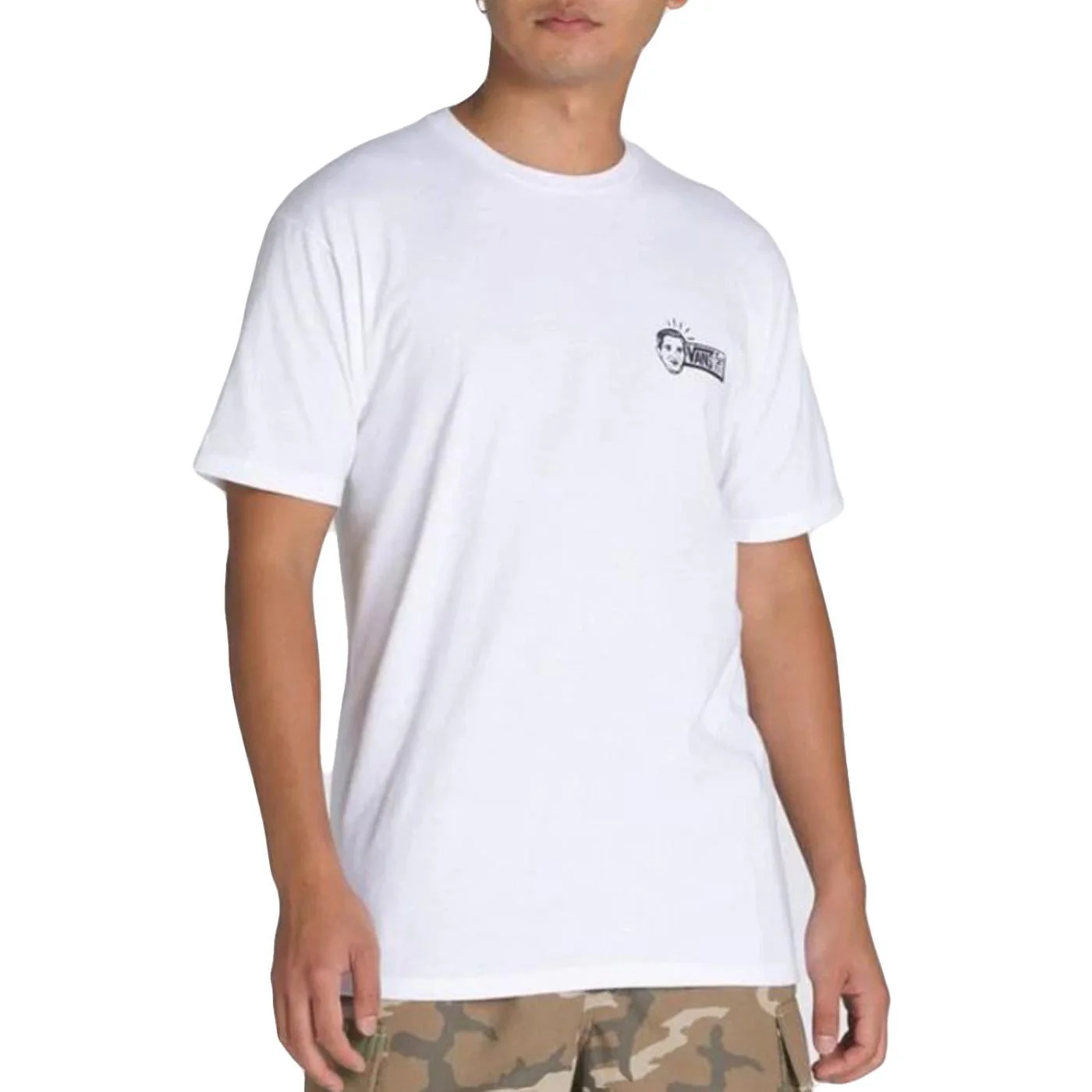 DEATH GRIP SS WHITE - Maglietta Girocollo Uomo Bianca Uomo VANS