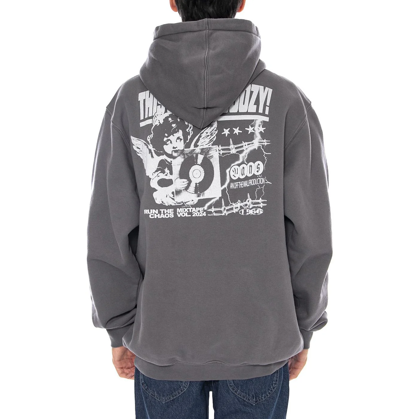 Earthbound Loose PO Fleece -- Felpa con Cappuccio Grigia Uomo VANS - Image 3