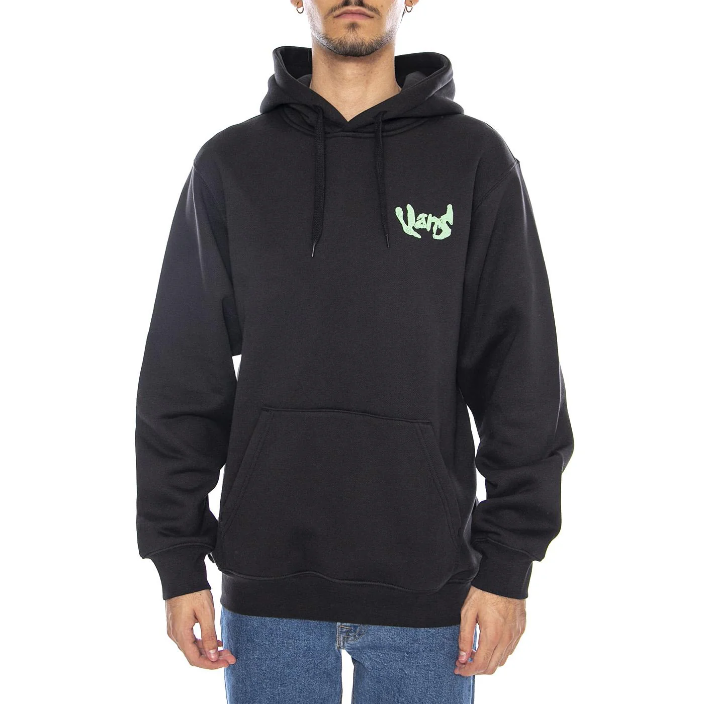 Evolve PO Hoodie Black -- Felpa con Cappuccio Nera Uomo VANS - Image 2