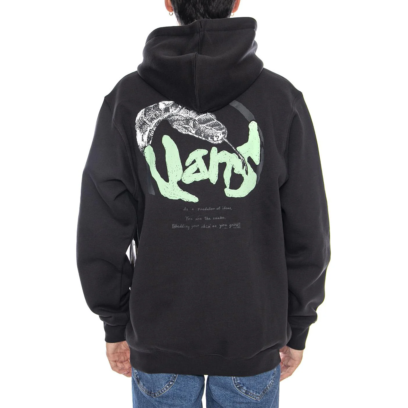 Evolve PO Hoodie Black -- Felpa con Cappuccio Nera Uomo VANS - Image 3