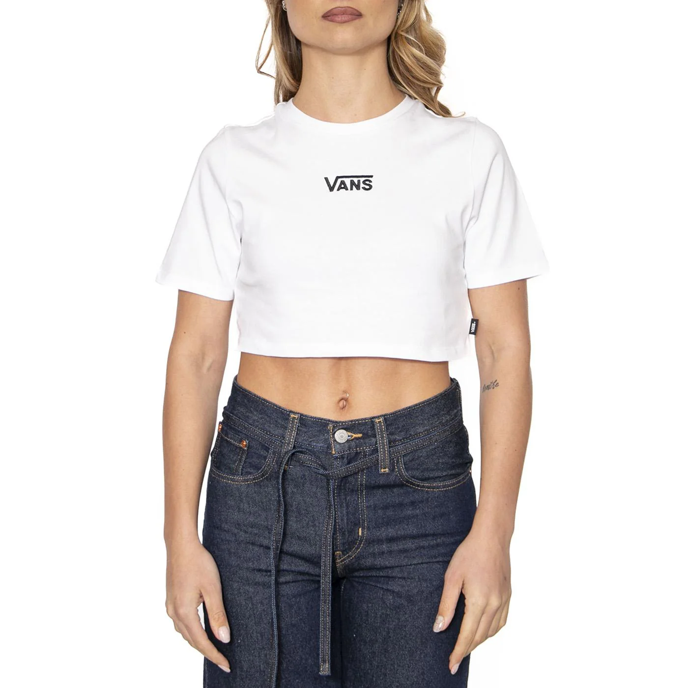 Flying V Crew Crop II White  Donna VANS - Image 2