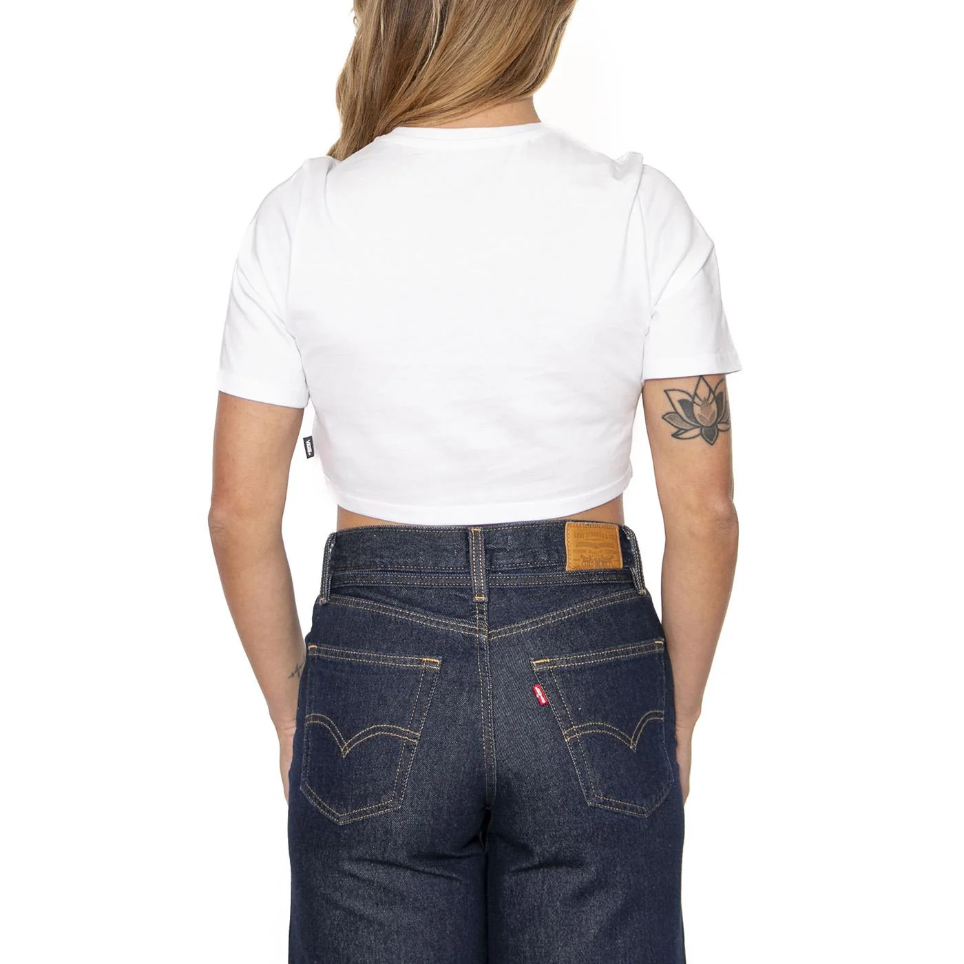 Flying V Crew Crop II White  Donna VANS - Image 3