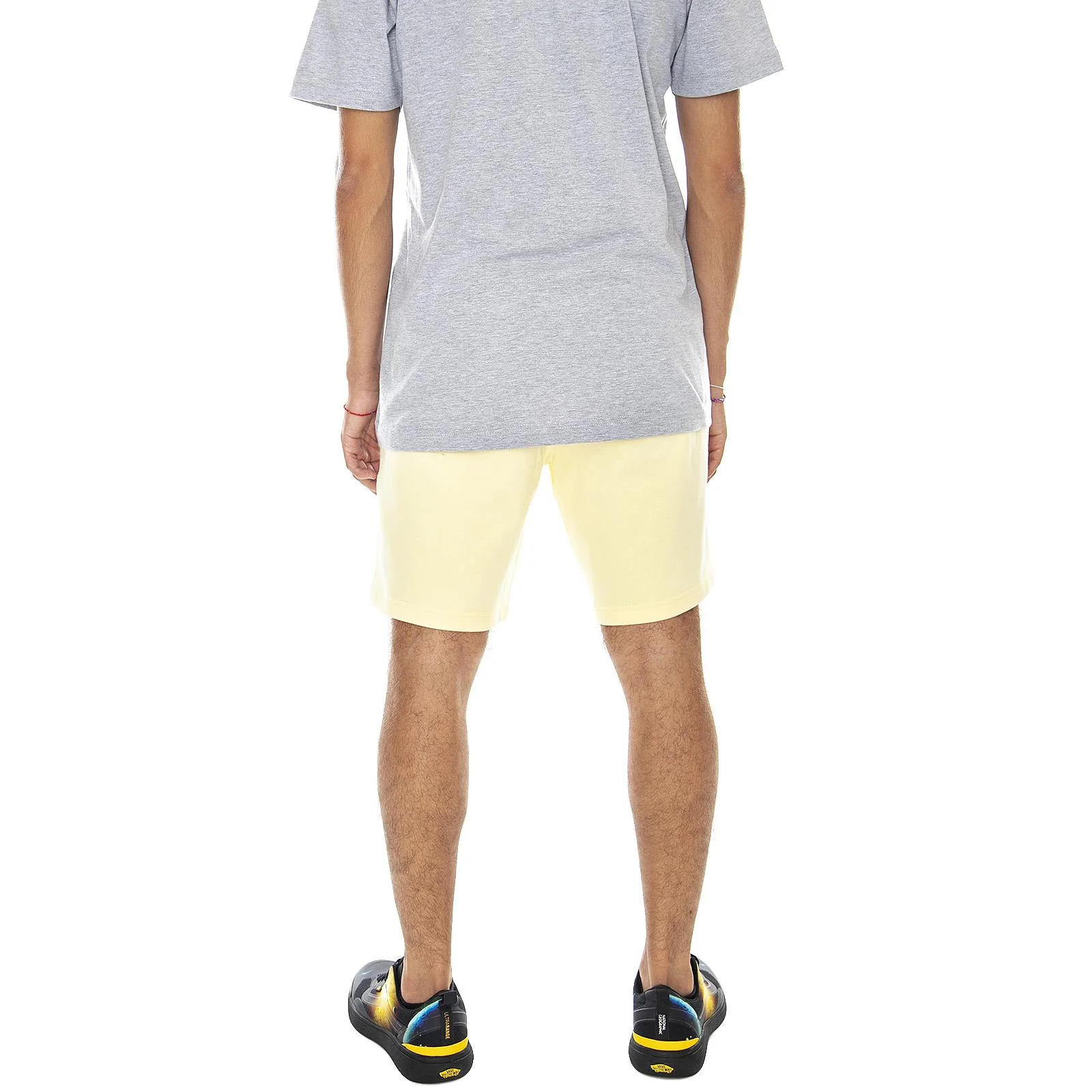 Mn Distort Type Fleece Shorts - Double Cream - Bermuda Uomo Gialli Uomo VANS - Image 3