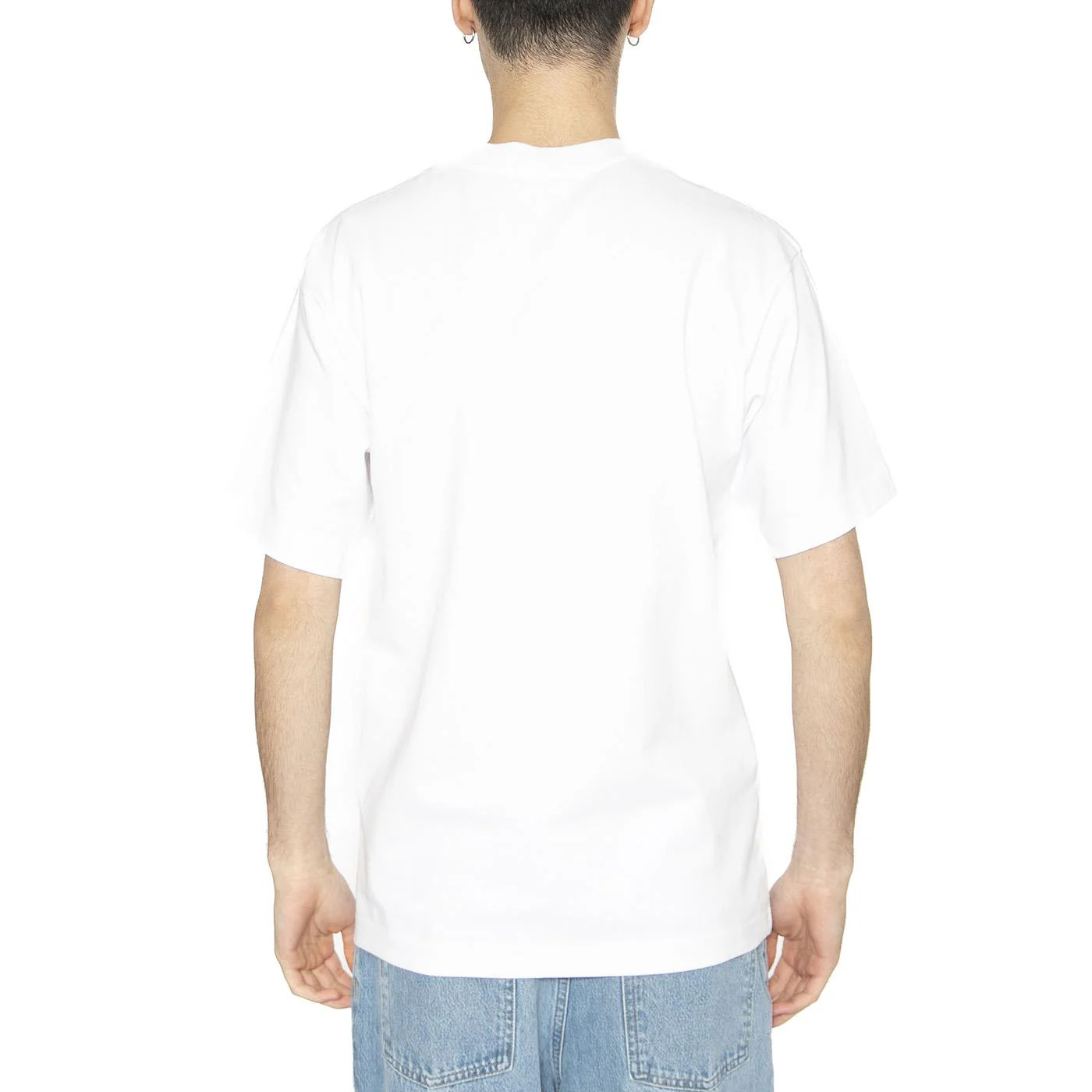 Left Chest II Loose SS White - Maglietta Girocollo Uomo Bianca Uomo VANS - Image 3