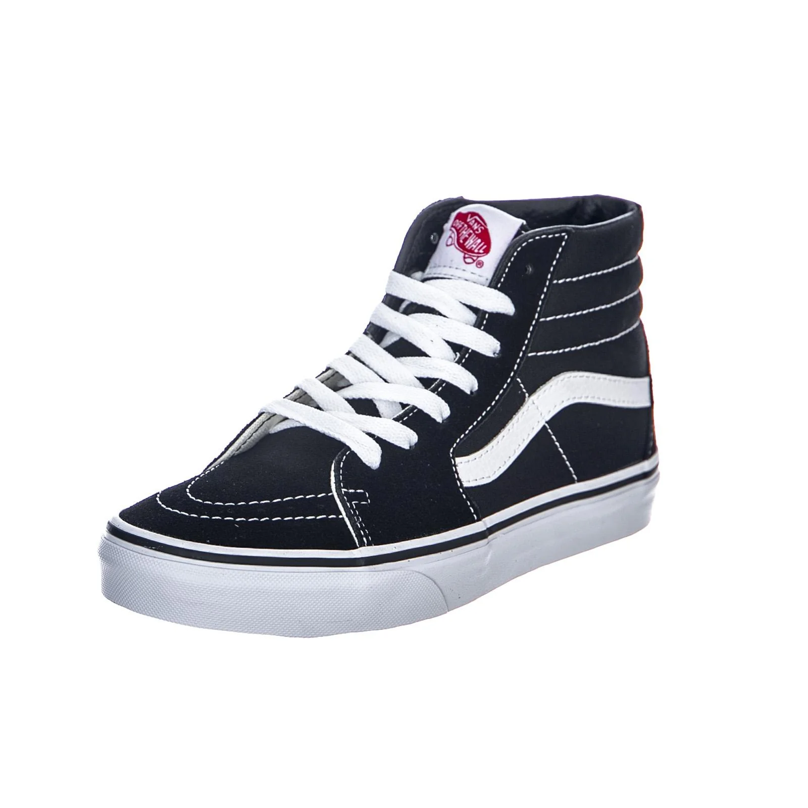 UY Sk-8 Hi Shoes - Black / White - Scarpe Stringate Profilo Alto Bambino Nere Bambino VANS
