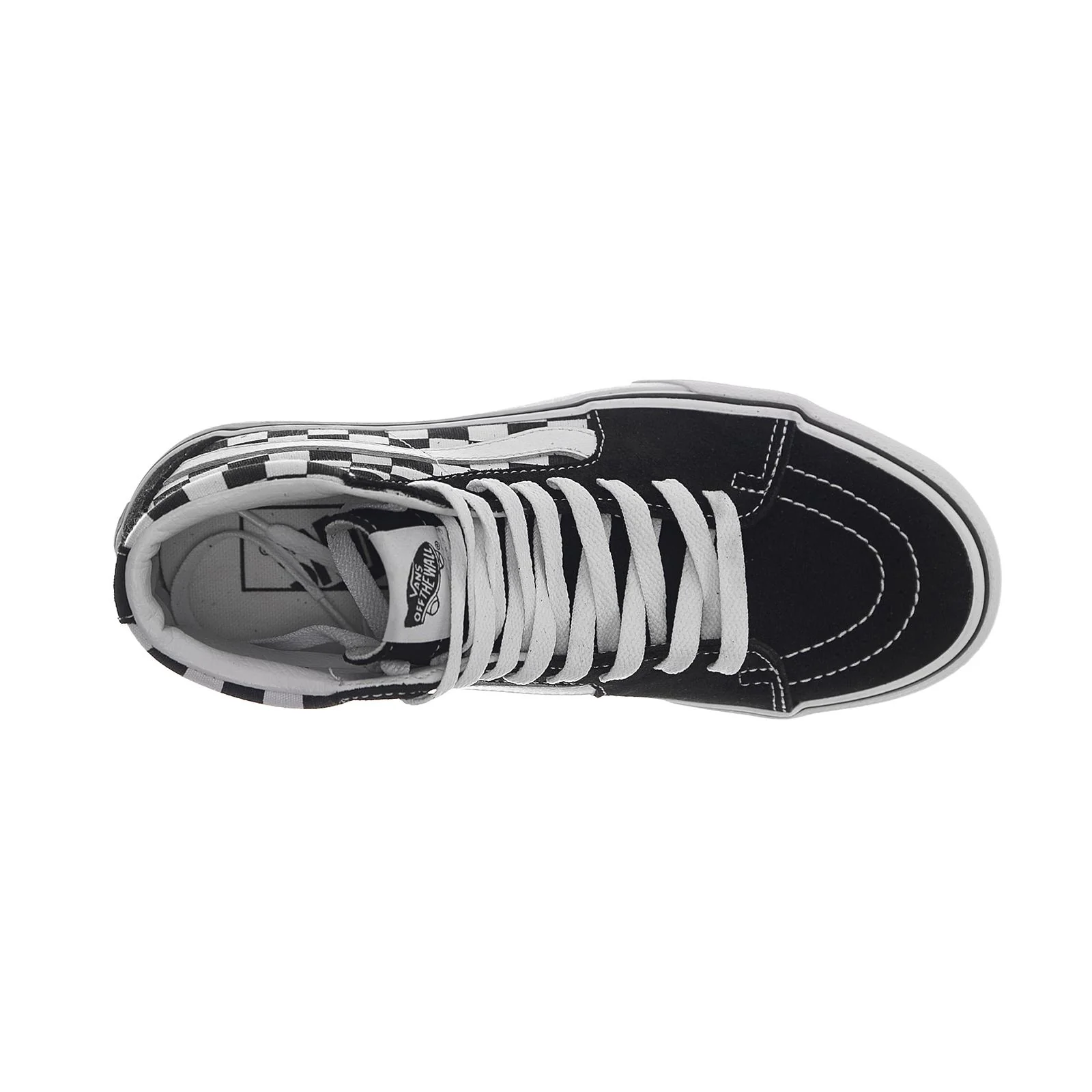 Ua Sk8-Hi Platform 2 - Checkerboard / True White / Black - Scarpe Profilo Alto Donna Multicolore  Donna VANS - Image 6