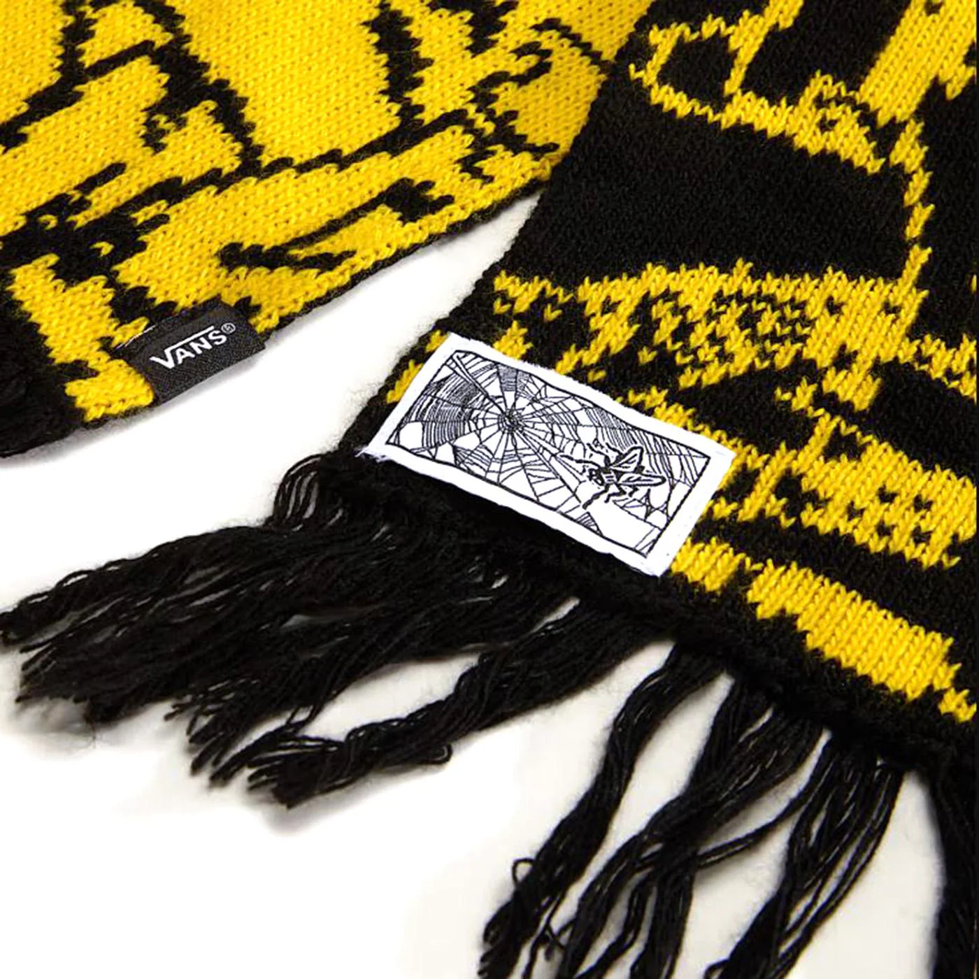 Raw Instinct Scarf Black / Yellow -- Sciarpa Nero / Giallo  Uomo VANS - Image 3