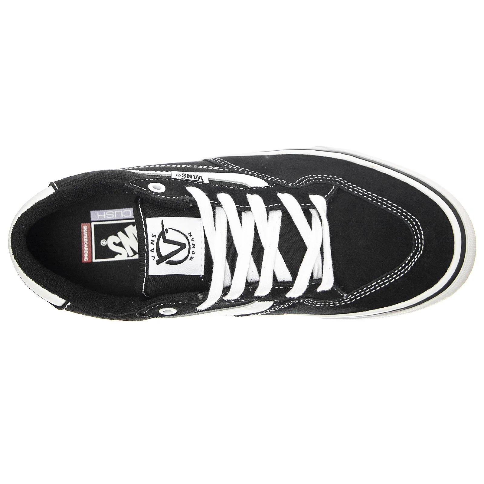 Rowan - Black True White - Scarpe Stringate Profilo Basso Uomo Nere Uomo VANS - Image 6