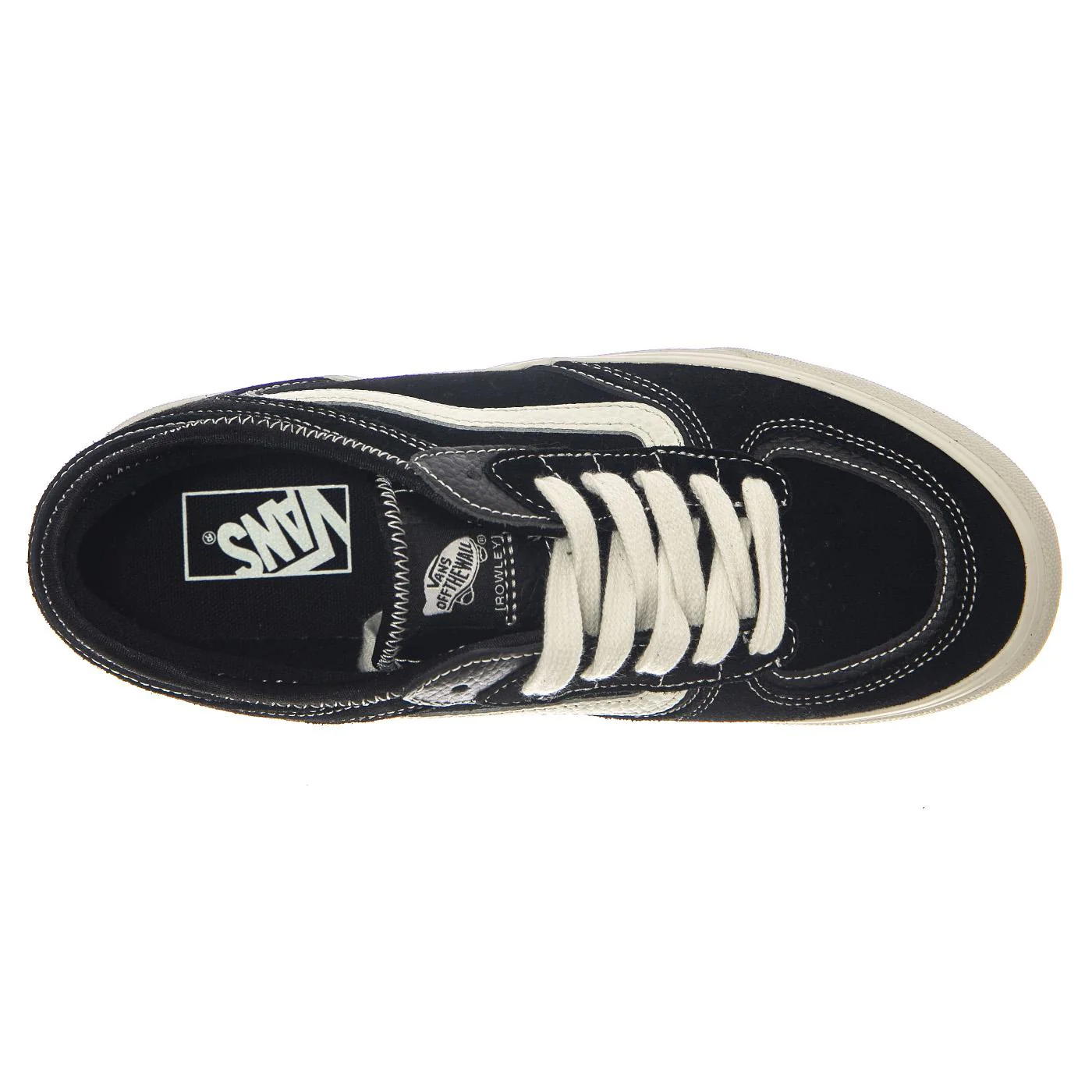 Rowley Classic Black / Marshmallow - Scarpe Uomo Nere  Uomo VANS - Image 6