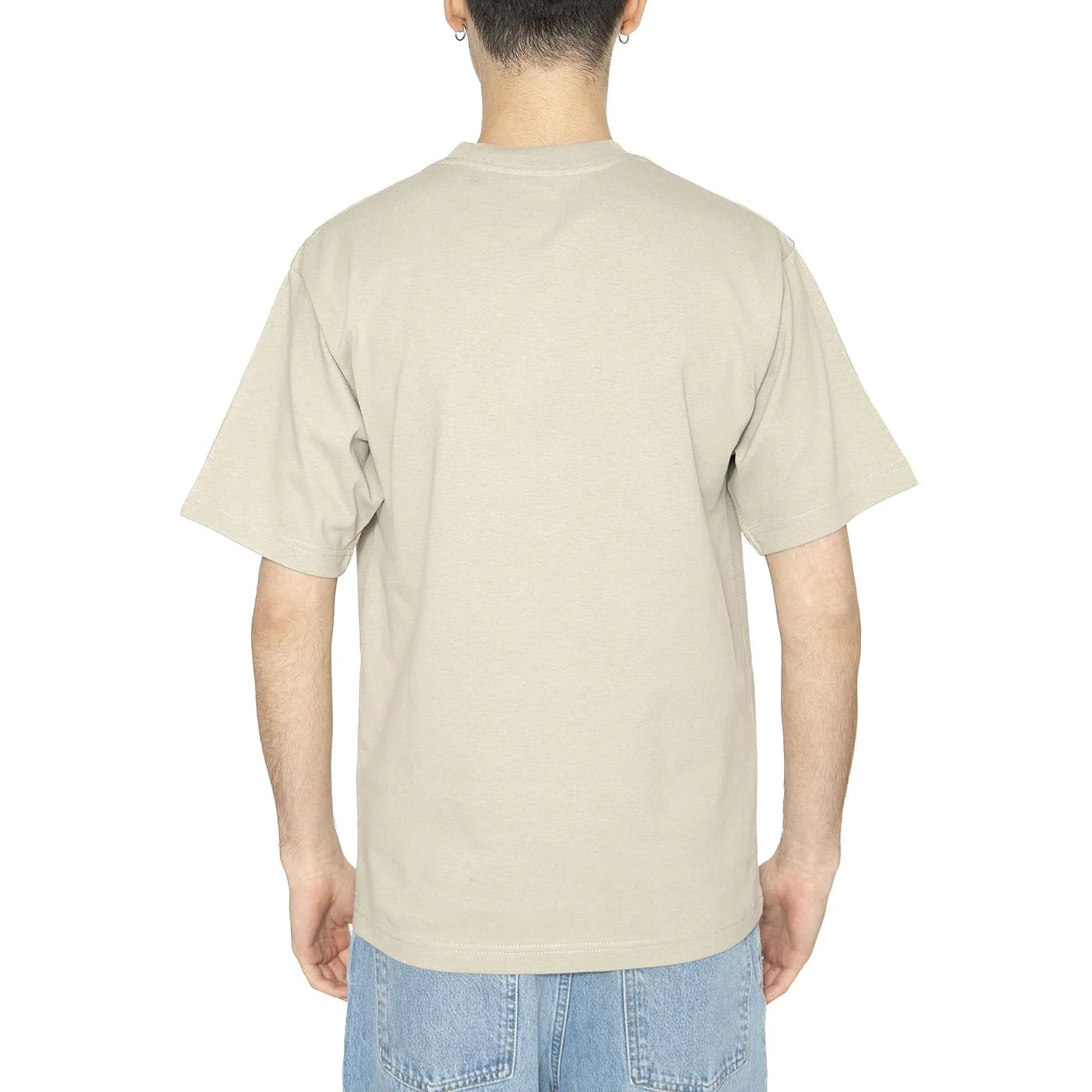 Salton Loose SS London Fog - Maglietta Girocollo Uomo Grigia Uomo VANS - Image 3