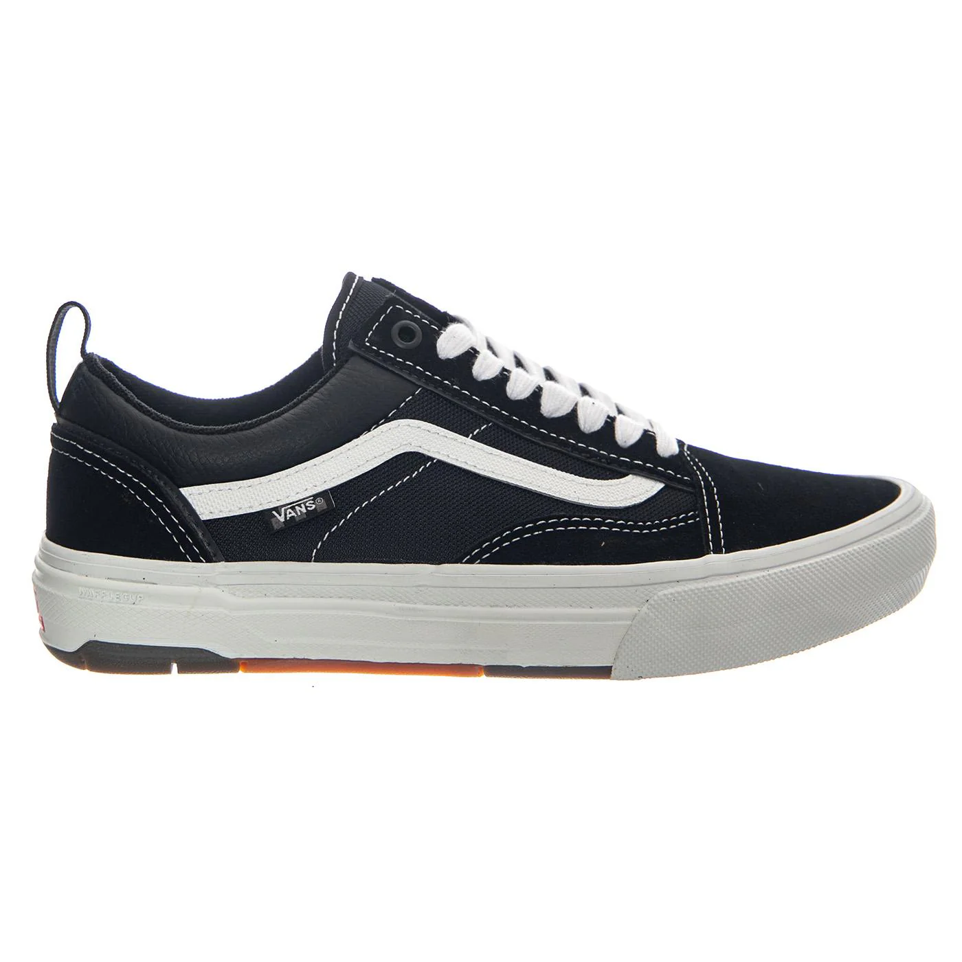 Skate Old Skool Wafflecup Black / White - Scarpe Stringate Uomo Nere Uomo VANS