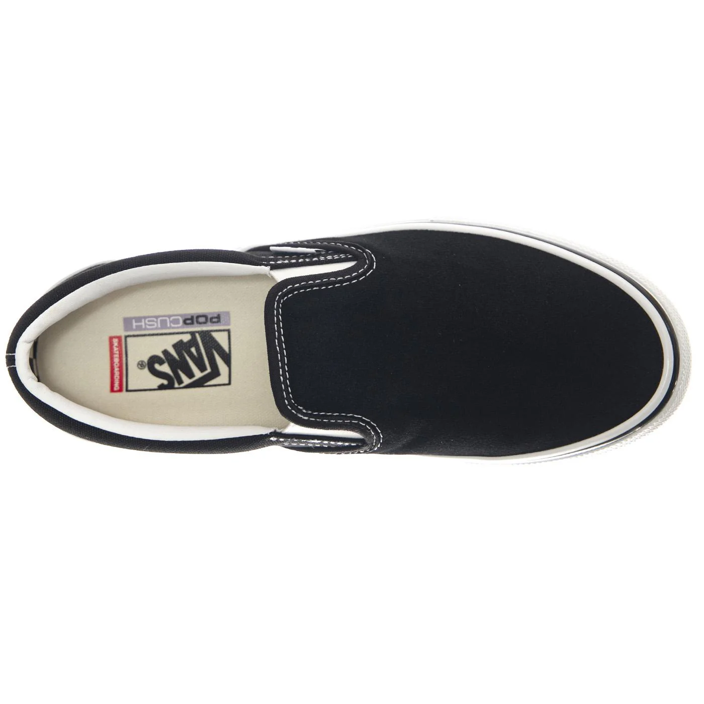 Skate Slip-On Black / White - Scarpe Profilo Basso Uomo Nere Uomo VANS - Image 6