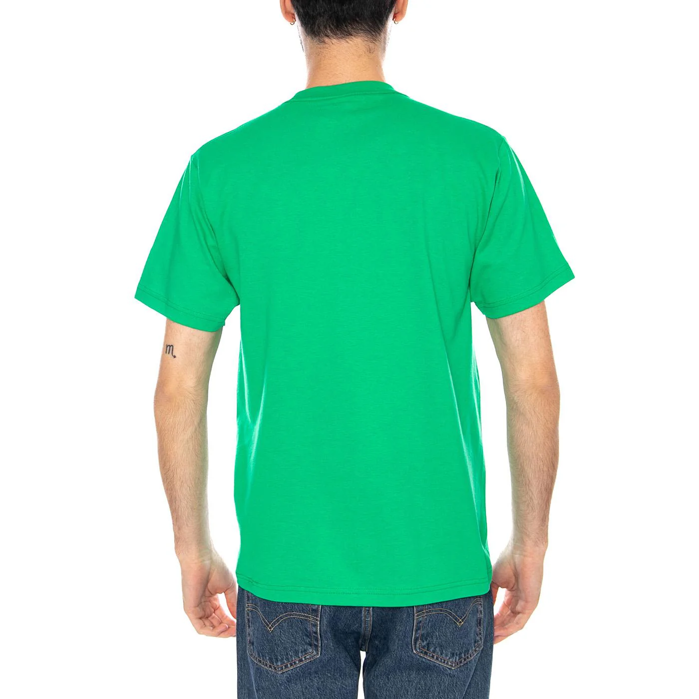 STRETCH LOGO SS TEE VIVID VERDANT - Maglietta Girocollo Uomo Verde Uomo VANS - Image 3