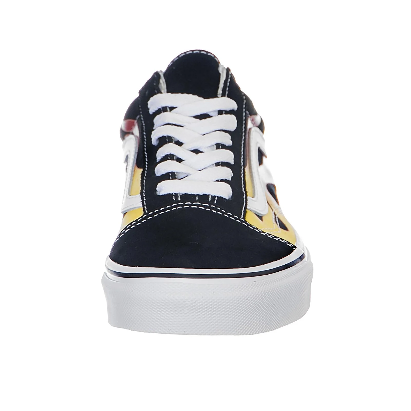 Ua Old Skool - Flame / Black - Scarpe Basse Uomo / Donna Nere Uomo VANS - Image 3