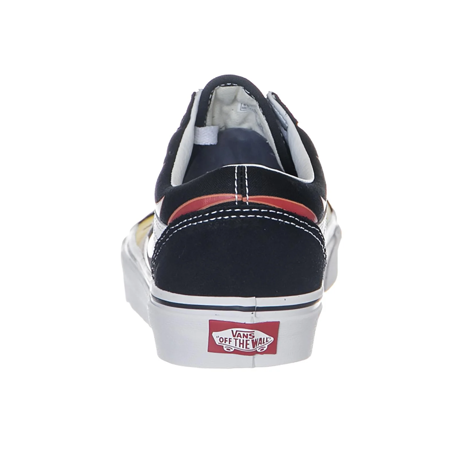 Ua Old Skool - Flame / Black - Scarpe Basse Uomo / Donna Nere Uomo VANS - Image 4