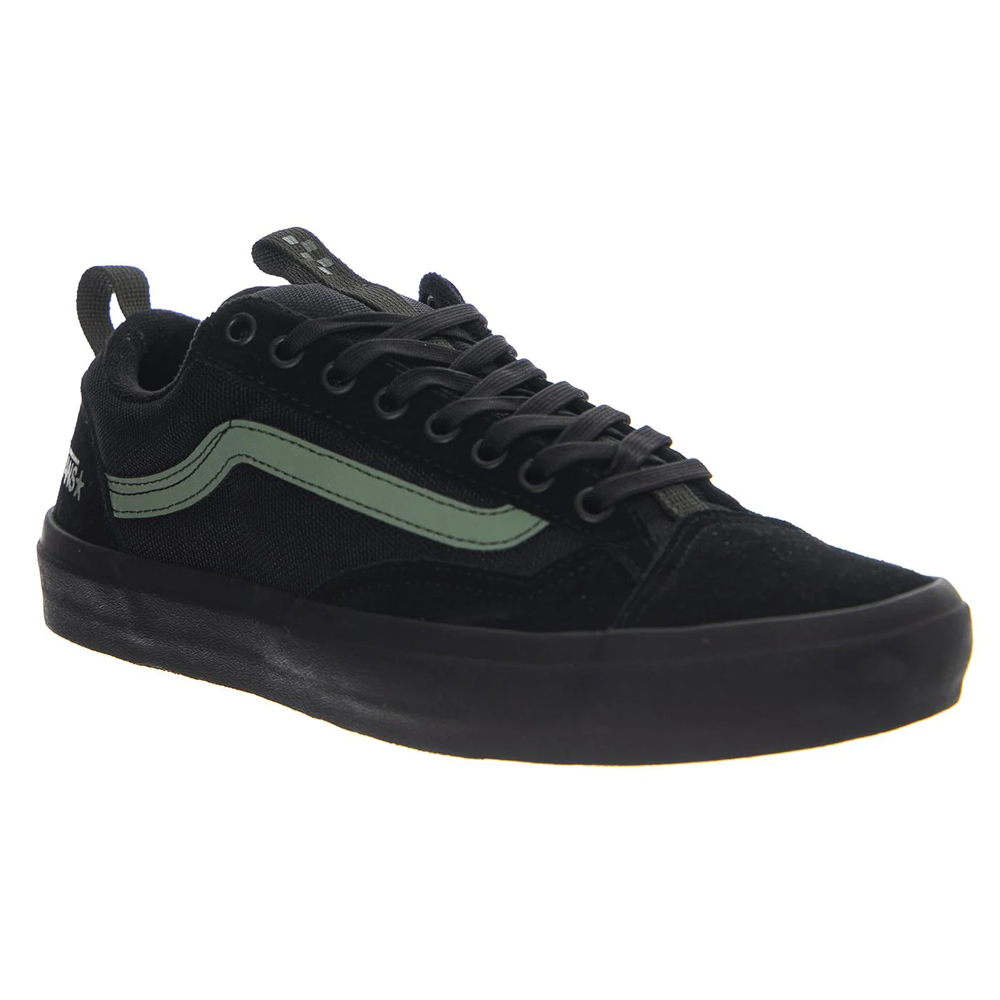 Vans Skate Old Skool 36+ Atiba Black/Dark Green - Scarpe Stringate Uomo Nere Uomo VANS - Image 2