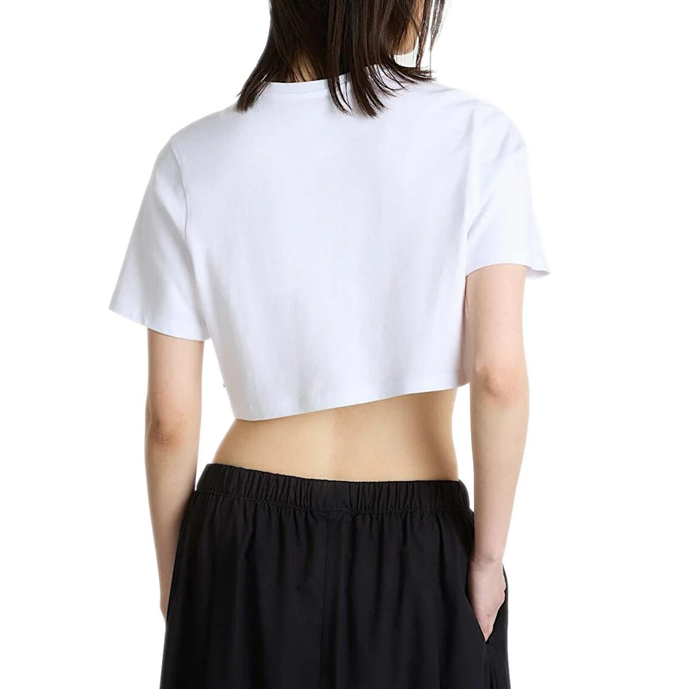 W STYLE 76 II CREW CROP SS WHITE - Maglietta Girocollo Cropped Donna Bianca Donna VANS - Image 3