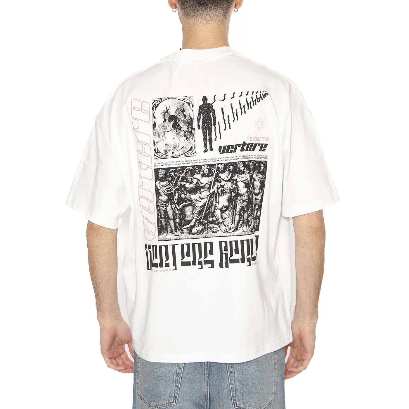 Ancient T-Shirt White - Maglietta Girocollo Uomo Bianca Uomo VERTERE BERLIN - Image 3