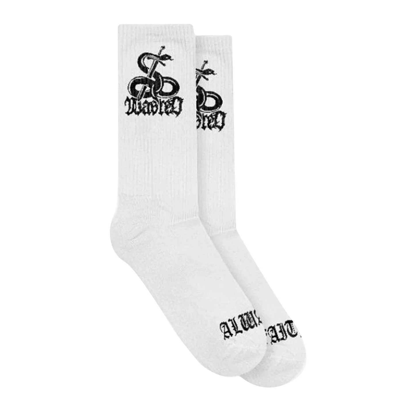 Atrax Socks White - Calzini Bianchi ACCESSORI WASTED PARIS