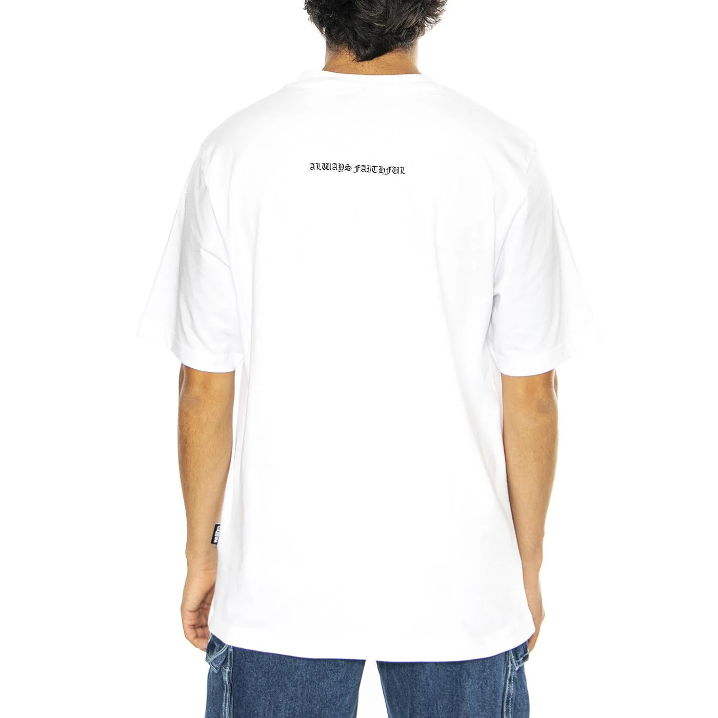 T-Shirt Pitcher White - Maglietta Girocollo Uomo Bianca Uomo WASTED PARIS - Image 3