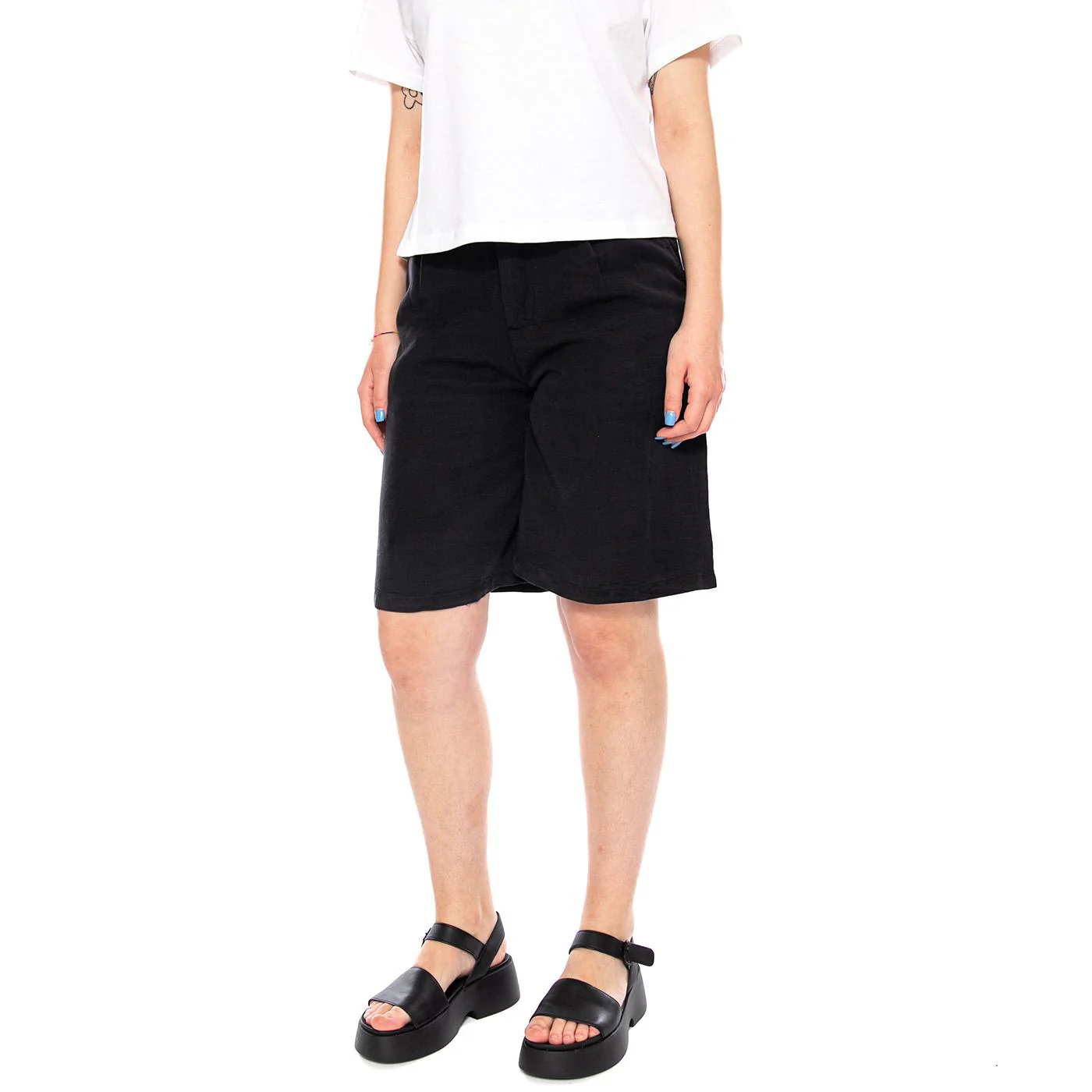 SHORT TIRO ALTO NEGRO - Bermuda Donna Neri Donna WILD PONY