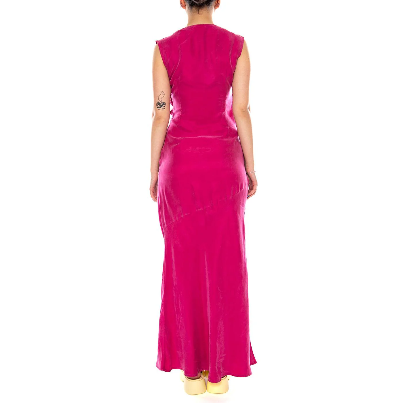 VESTIDO LARGO ASIMÉTRICO - Abito Lungo Donna Viola Donna WILD PONY - Image 3