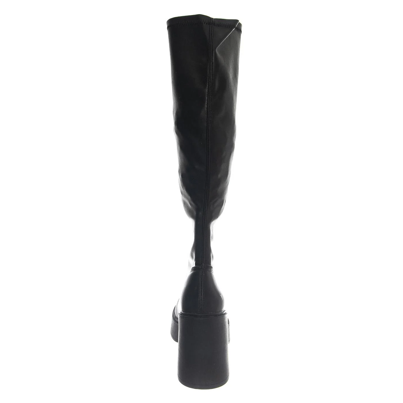 GOODBYE BLACK DRESS STRETCH PU - Stivali Alti Donna Neri Donna WINDSOR SMITH - Image 4