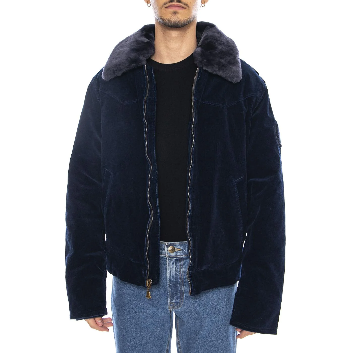 Aviator Jacket Indigo - Giacca Uomo Blu  Uomo WRANGLER - Image 2