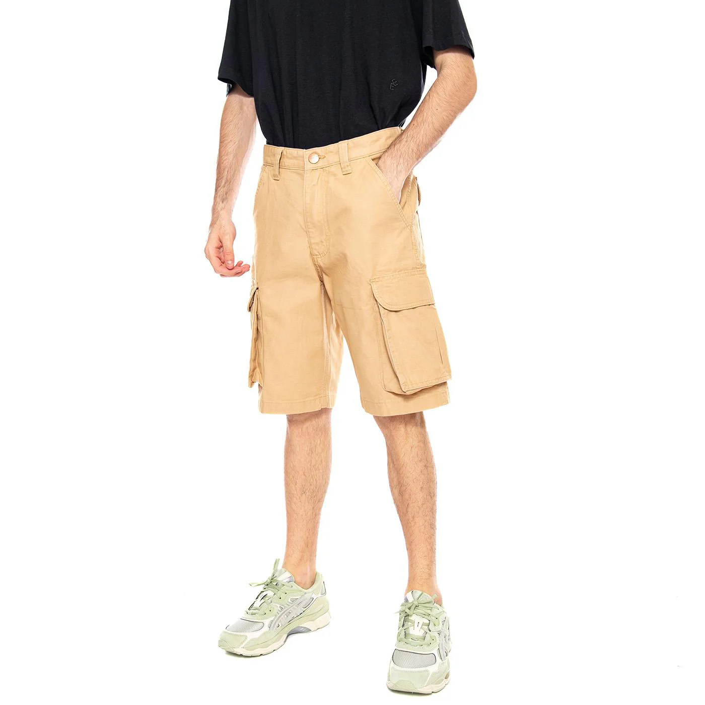 CARGO SHORTS GOLDEN WHEAT Wheat - Bermuda Cargo Uomo Beige  Uomo WRANGLER
