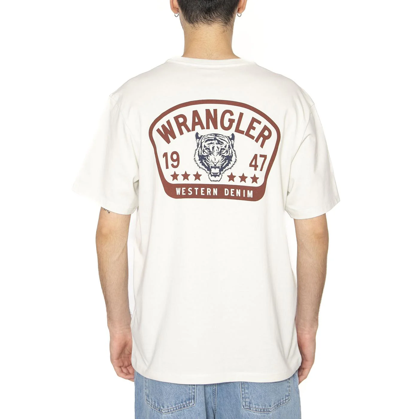 Graphic Tee Vintage White - Maglietta Girocollo Uomo Bianca Uomo WRANGLER - Image 3