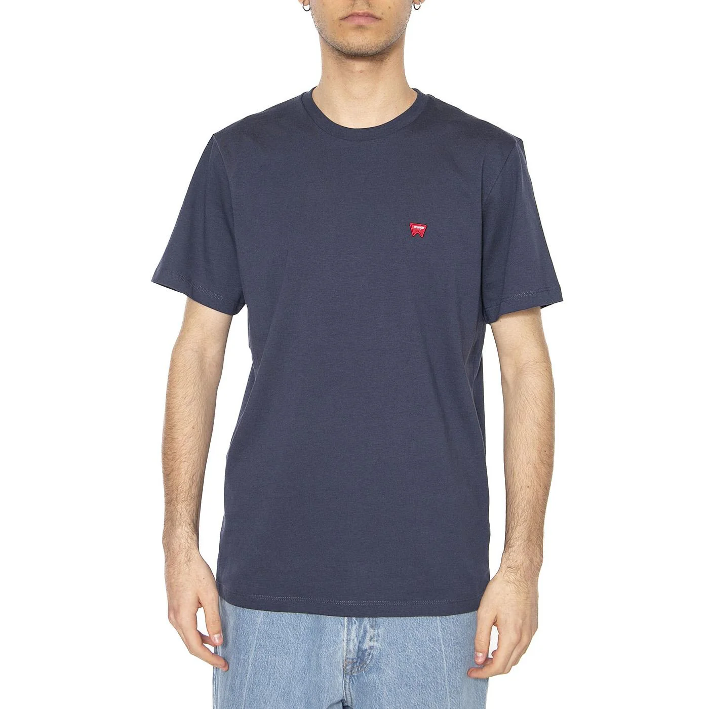 Sign Off Tee Navy - Maglietta Girocollo Uomo Blu  Uomo WRANGLER - Image 3