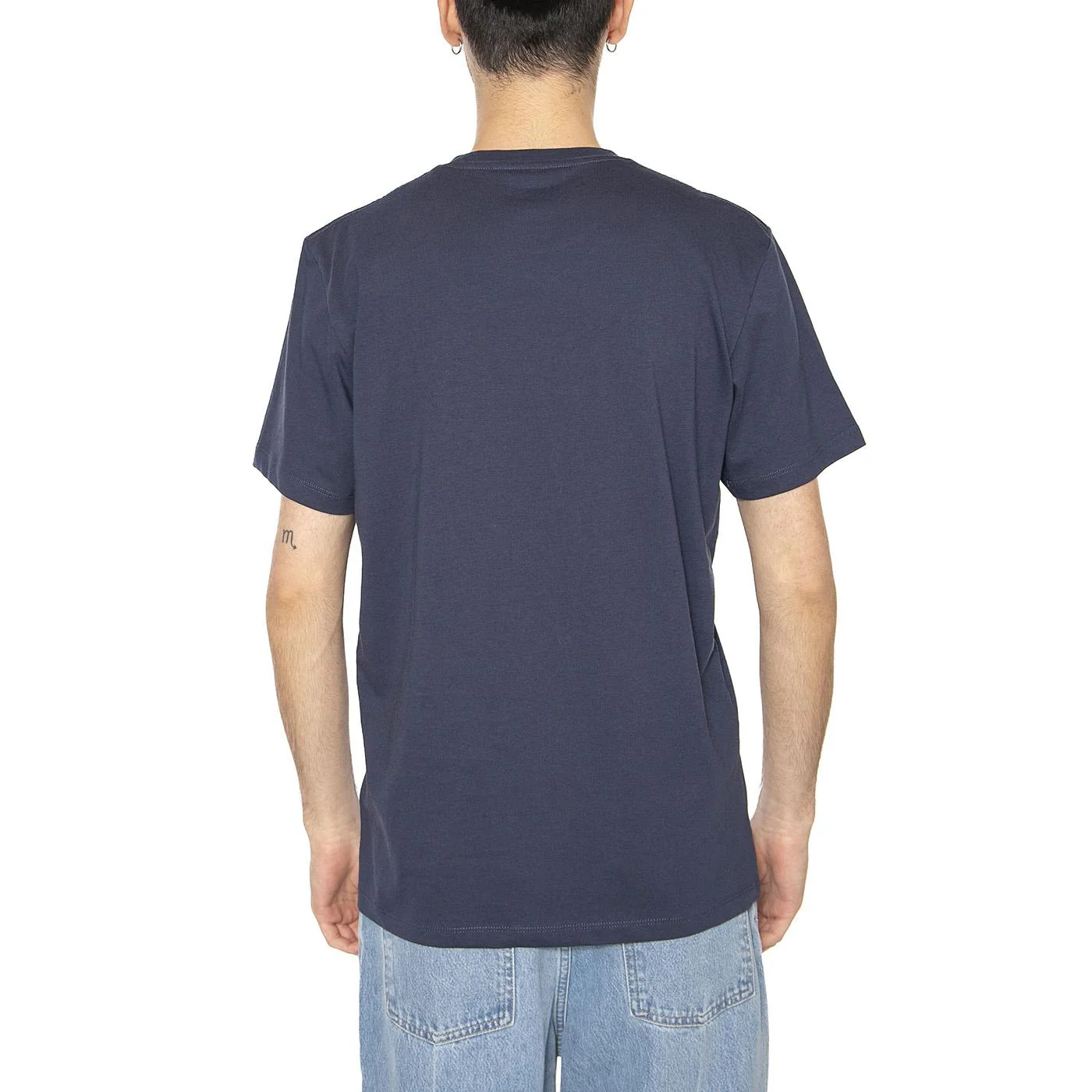Sign Off Tee Navy - Maglietta Girocollo Uomo Blu  Uomo WRANGLER - Image 5