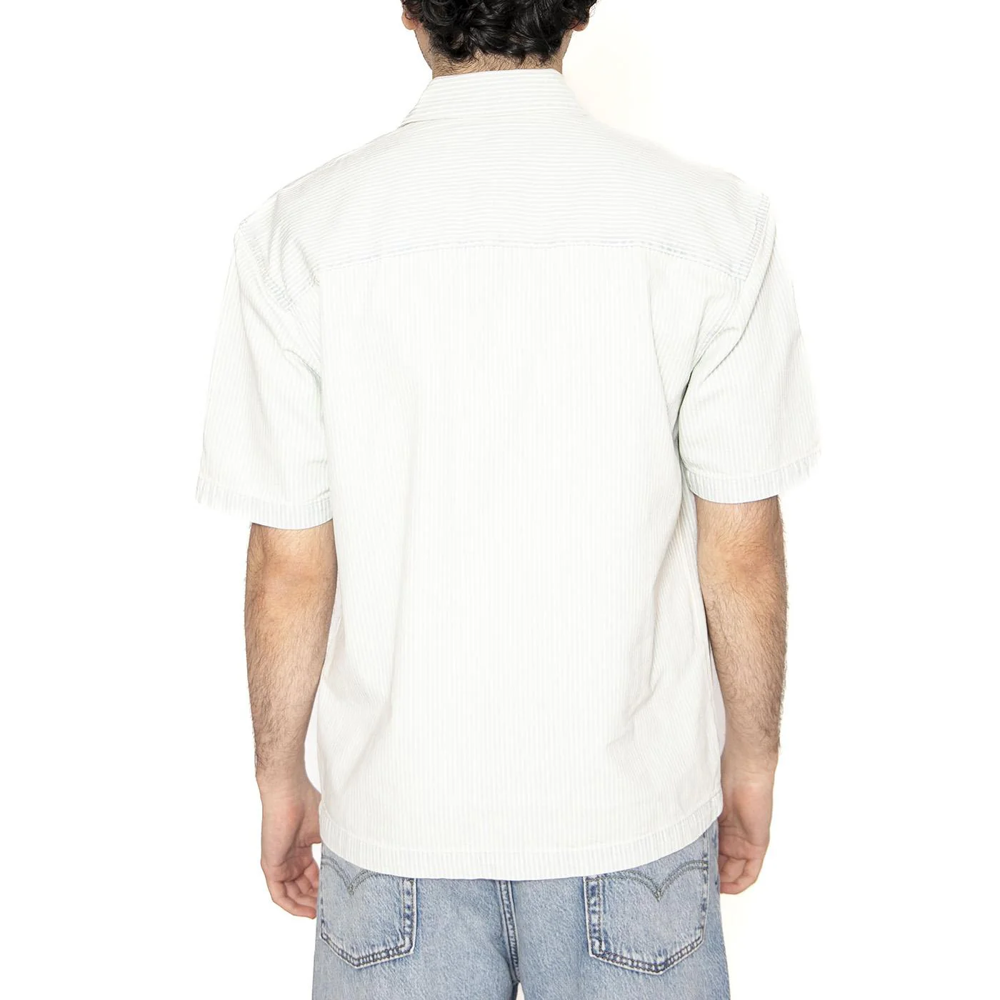 SS Casey Jones Shirt Light Wash - Camicia Maniche Corte Uomo Beige Uomo WRANGLER - Image 3