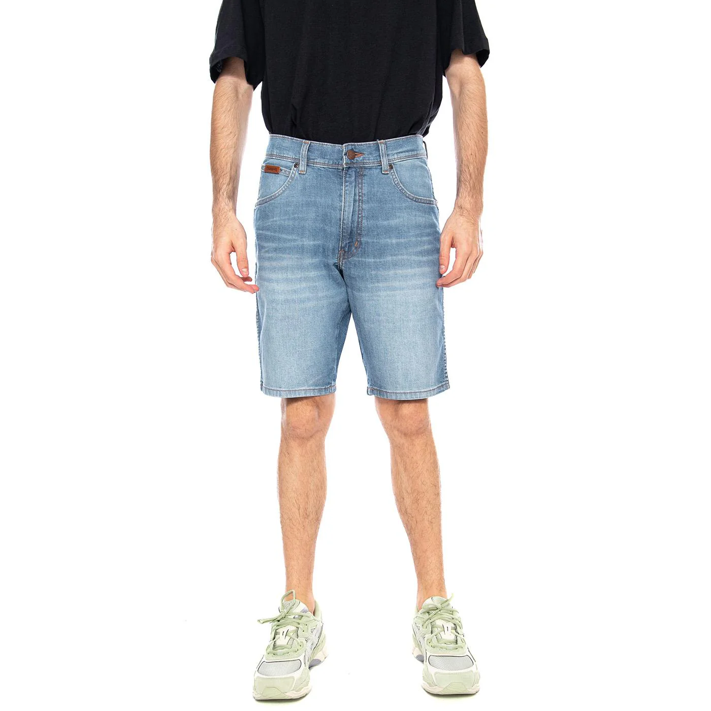 TEXAS SHORTS LIGHT WASH - Bermuda Denim Jeans Uomo Blu Uomo WRANGLER - Image 2