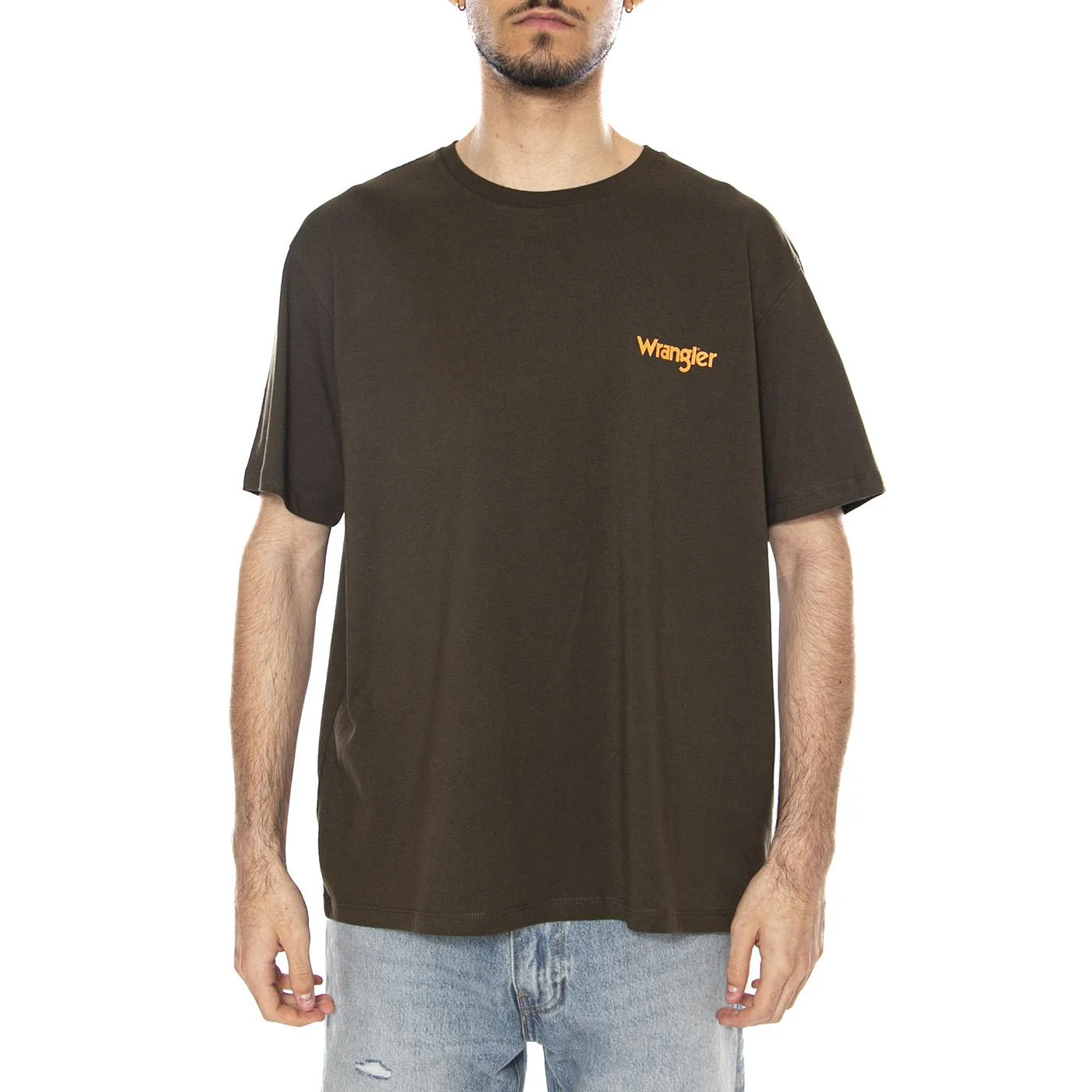VINTAGE TEE WREN - Maglietta Girocollo Uomo Marrone Uomo WRANGLER - Image 2