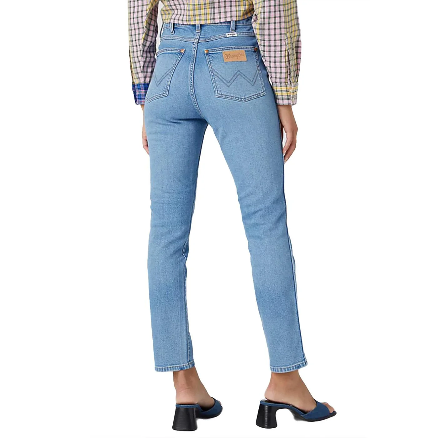 Walker No Intention Denim Pants - Pantaloni Denim Jeans Donna Blu Donna WRANGLER - Image 3