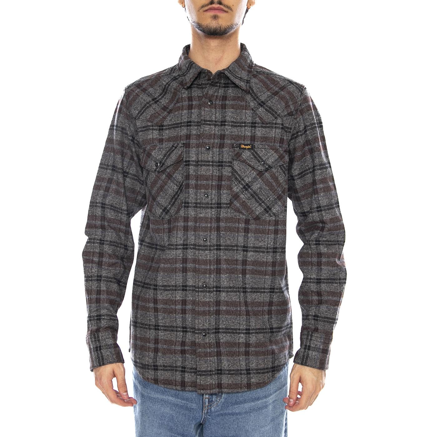 Western Shirt Reach Black - Camicia Uomo Multicolore Uomo WRANGLER - Image 2